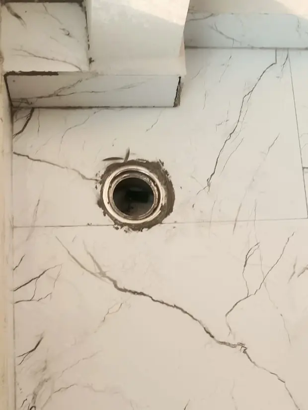 Bathroom floor after deep cleaning by Clean Aura Service, bathroom cleaning service Jaipur